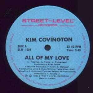 Front Cover Single Kim Covington - All Of My Love