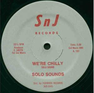 Front Cover Single Solo Sounds - We're Chilly