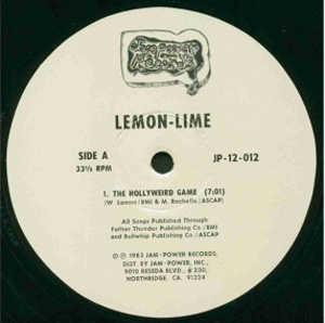 Front Cover Single Lemon-lime - The Hollyweird Game