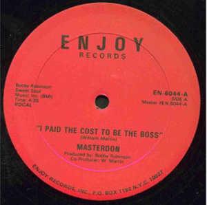 Front Cover Single Masterdon - Paid The Cost To Be The Boss
