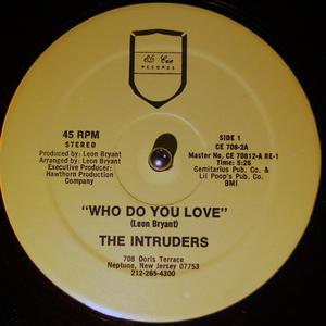 Front Cover Single The Intruders - Who Do You Love