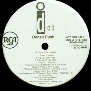 Front Cover Single Donell Rush - If Only You Knew