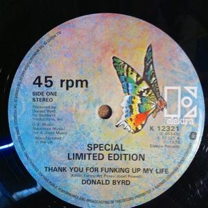 Front Cover Single Donald Byrd - Thank You For Funkin' Up My Live