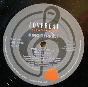 Front Cover Single Dino Terrell - You Can Do It