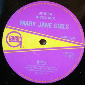 Front Cover Single Mary Jane Girls - Boys