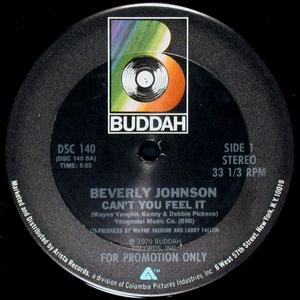 Front Cover Single Beverly Johnson - Can't You Feel It