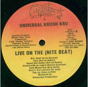 Front Cover Single Universal Krush Kru - Live On The (Nite Beat)