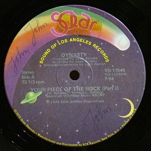 Front Cover Single Dynasty - Your Piece Of the Rock