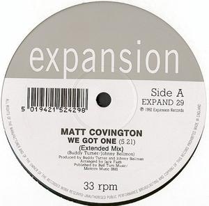 Front Cover Single Matt Covington - We Got One