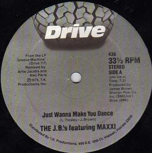 Front Cover Single The J. B.'s - Just Wanna Make You Dance