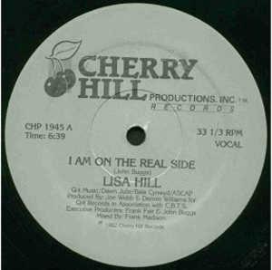 Front Cover Single Lisa Hill - I Am On The The Real Side