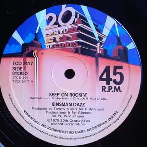 Front Cover Single Kinsman Dazz - Keep On Rockin'