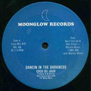 Front Cover Single Coco Du Jour - Dancin In The Darkness