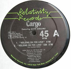 Front Cover Single Cargo - Holding On For Love