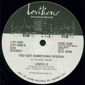Front Cover Single Lemelle - You Got Something Special