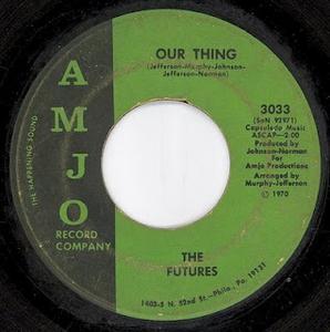 Front Cover Single The Futures - Our Thing