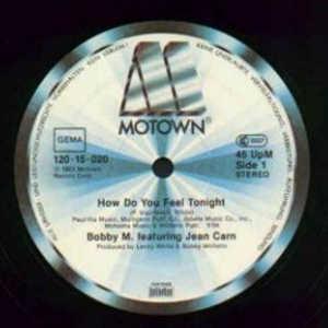 Front Cover Single Bobby M. Feat. Jean Carn - How Do You Feel Tonight