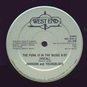 Front Cover Single Johnson &  Youngblood - The Funk Is In The Music