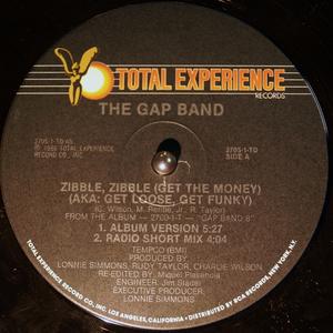Front Cover Single The Gap Band - Zibble, Zibble (Get The Money)