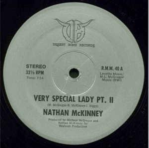 Front Cover Single Nathan Mckinney - Very Special Lady