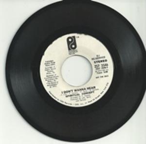 Front Cover Single Spiritual Concept - I Don't Wanna Hear