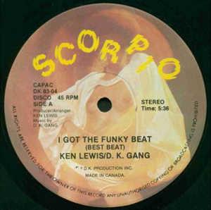 Front Cover Single Ken Lewis/d.k. Gang - I Got The Funky Beat