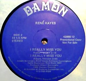 Front Cover Single René Hayes - I Really Miss You
