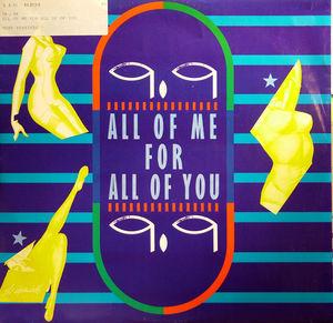 Front Cover Single 9.9 - All Of Me For All Of You