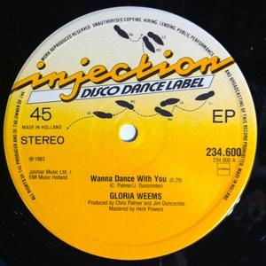 Front Cover Single Gloria Weems - Wanna Dance With You