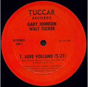 Front Cover Single Gary Johnson - Love Volcano (Feat. Walt Tucker)