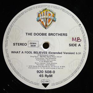 Front Cover Single The Doobie Brothers - What A Fool Believes