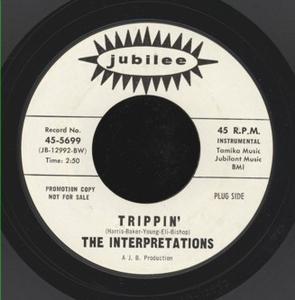 Front Cover Single The Interpretations - Trippin'