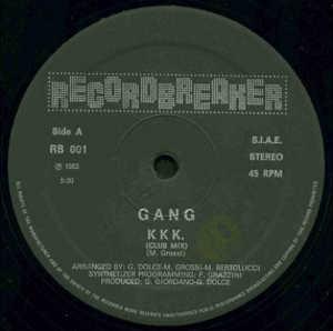 Front Cover Single Gang - K.K.K.