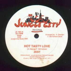 Front Cover Single Zest - Hot Tasty Love