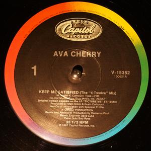 Front Cover Single Ava Cherry - Keep Me Satisfied