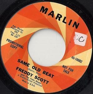 Front Cover Single Freddie Scott - Same Old Beat