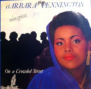 Front Cover Single Barbara Pennington - On A Crowded Street