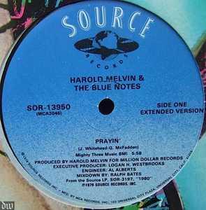 Front Cover Single Harold Melvin & The Blue Notes - Prayin'