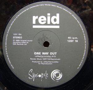 Front Cover Single Reid - One Way Out