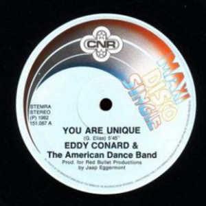 Front Cover Single Eddy Conard And The American Dance Band - You Are Unique