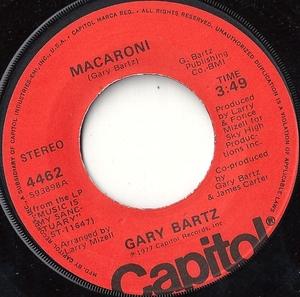 Front Cover Single Gary Bartz - Macaroni