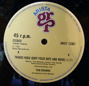 Front Cover Single Tom Browne - Thighs High (Grip Your Hips)