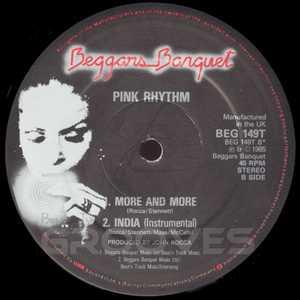 Front Cover Single Pink Rhythm - More And More