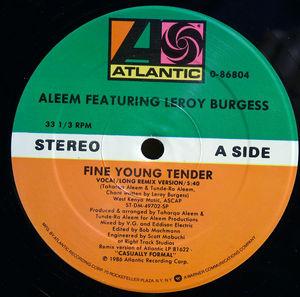 Front Cover Single Aleem - Fine Young Tender