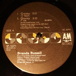 Front Cover Single Brenda Russell - Gravity