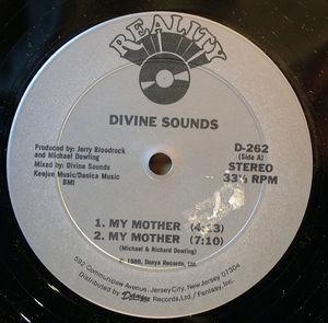 Front Cover Single Divine Sounds - My Mother