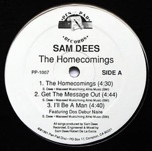 Front Cover Single Sam Dees - The Homecomings