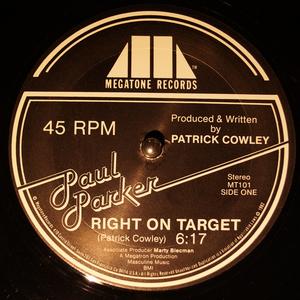 Front Cover Single Paul Parker - Right On Target