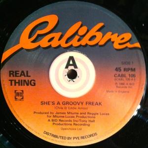 Front Cover Single The Real Thing - She's A Groovy Freak