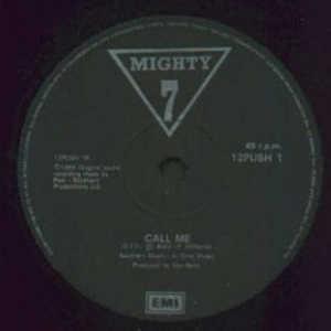 Front Cover Single Mighty 7 - Call Me